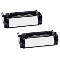 compatible multipack lexmark optra m412n printer toner cartridges 2 pack -17g0154