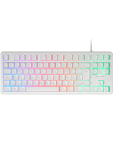 teclado h-mech gaming mars gaming mk023 portugues color blanco tamarro compacto tkl iluminacion rg