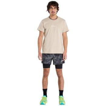 adidas Short Shorts Own The Run Spray Dye 2-en-1 noir para hombre
