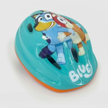 Casco infantil para bicicleta, con diseños exclusivos de Bluey (4337) Casco deportivo y ergonómico. Con almohadillas para mayor comodidad. Ligero y fácil de llevar. Calidad al mejor precio. De acuerdo