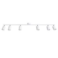 lampara de techo blanco acero alt 20 cm