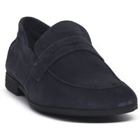 frau mocasines daino blu para hombre