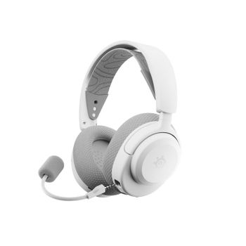 Auriculares SteelSeries Arctis Nova 3P inalámbricos con micrófono extraíble y cancelación de ruido blancos