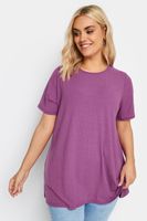 yours camiseta canale malva mujer curvy y tallas grandes yours