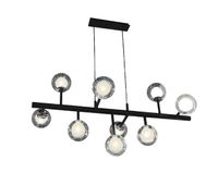 lampara de techo metal color negro serie  92cm