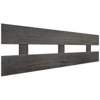 dhome cabecero ceniza 150cm horizontal estilo valla madera reciclada dm herrajes incluidos 150cm horizontal valla ceniza