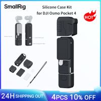 kit de funda de silicona smallrig pocket 4 para dji osmo pocket 4 proteccion modular multidireccional con protector de pantalla de vidrio templado