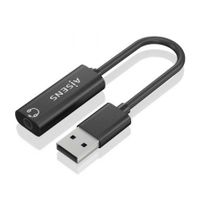 tarjeta de sonido aisens a106-0770 usb-a jack 35 mm 48khz 01m negro