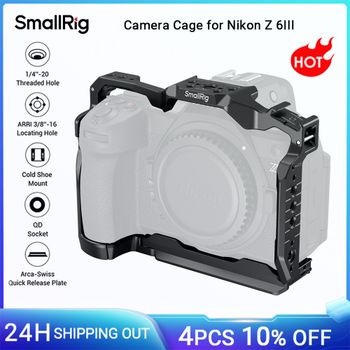 Kit de jaula para cámara SmallRig Z6 III para Nikon Z6 III, con mango superior y abrazadera para cables, kit de jaula completa con diseño antitorsión
