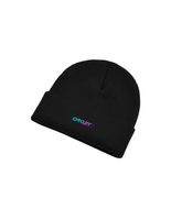 gorro de snow oakley b1b gradient patch beanie hombre negro