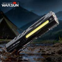 linterna led de llavero warsun t9pro 1500lm mini linterna portatil con iman linterna de bolsillo luz de trabajo