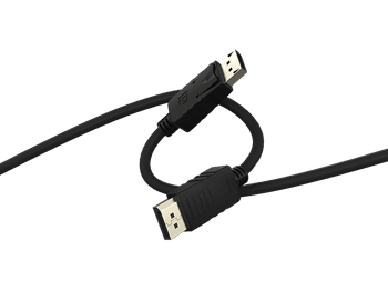 Cable adaptador - ISY IDP-1030, Compatibilidad Universal, 21.6 Gbit/s, 3m, 1080@240H, Negro