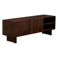 mueble para la tele con 2 puertas y 2 compartimentos nyero 40 x 147 cm marron - atmosphera createur dinterieur