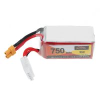 bateria lipo zop power 148v 750mah 95c 4s con enchufe xt30 para el drone de carreras rc fpv speedybee bee35 crux35