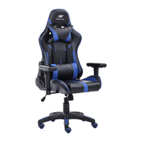 silla gaming netway gaming gtr50 negra - azul