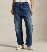 polo ralph lauren para mujer 211970179001 jeans relaxed tapered fit azul 2632 casual algodon denim