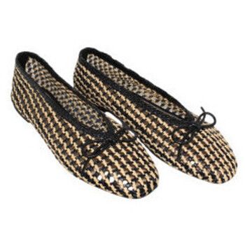 Inuovo Bailarinas bailarina trenzada bicolor para mujer