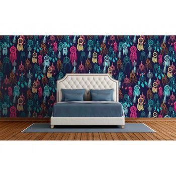 Fotomural Vinilo Zen Atrapasueños Multicolor 400 X 300 Cm