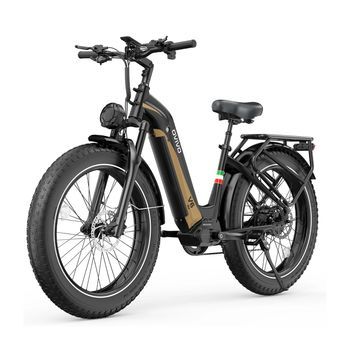 Bicicleta Eléctrica Ovivo V6 Pro - Motor 250w Batería 48v20ah 26pulgadas Frenos Hidráulicos - Negrooro