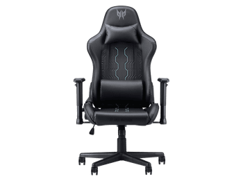 Silla gaming - Acer Predator Rift GO 331, 4D, Ajustable en altura, anchura y profundidad, Giratoria, Peso máximo 120 kg, Negro