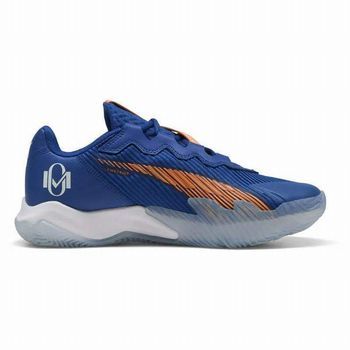 Zapatillas Puma Momo Gonzalez Nova Elite Azul Naranja