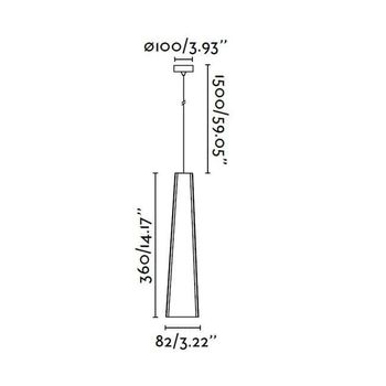 Colgante led pluma (6w)