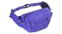 cinturon evoc hip pack 3l hydro   bolsa de agua 1 5l morado