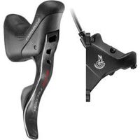 campagnolo maneta frenocambio super record ep izquierda hidr 2v 160 mm pinza del flat mount negro