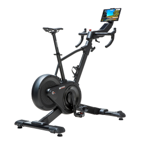 Bicicleta Indoor Inteligente Exercycle+ Con Resistencia Ems, 140–144 X 61 X 114–136 Cm, Acero + Bh Fitness + Modelo Exercycle+ + 150 Kg Máx./negro