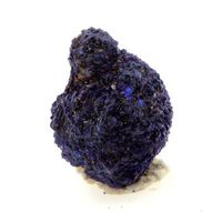 chesylite - pierre natural de francia chessy -les -mines - azurite multicolor crystal raro y autentico  3049 ct - certificado de autenticidad