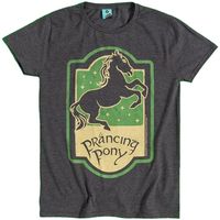 the lord of the rings camiseta prancing pony para mujer