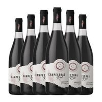 campestral vino tinto red vino 75 cl 13 vol pack de 6 unidades