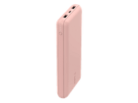 powerbank - belkin boostcharge bateria externa 20k 20000 mah 2x usb-a 1x usb-c rosa