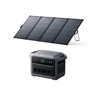 kit estacion de energia anker solix c1000x gen 2  panel solar bifacial 400 w