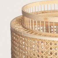 ledkia lampara colgante bambu bangkal natural diseno mediterraneo