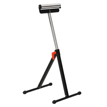 HOMCOM Soporte de Rodillo Plegable Ajustable 68-110 cm con Manivela Bloqueo Carga 60kg/90kg Caballete Telescópico para Taller Bricolaje   Aosom España