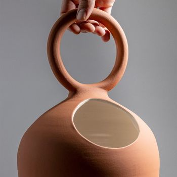 Lámpara portátil con batería recargable clay