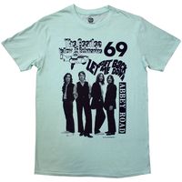 the beatles camiseta manga larga 1969 para mujer