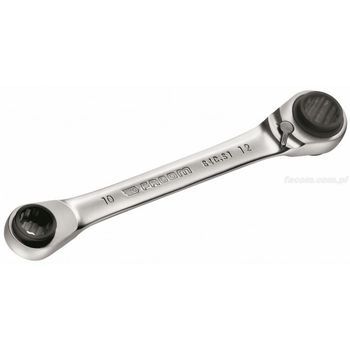 Llave Estrella Con Carraca Facom - 8x10 + 12x13 - 64c.s1