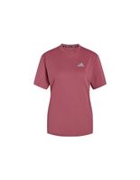 camiseta de running adidas run ess mujer rosa