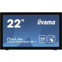iiyama prolite t2235msc-b1 full hd 22r lcd touchscreen monitor - black black