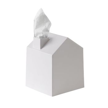 Caja de pañuelos Maisonnette Blanco