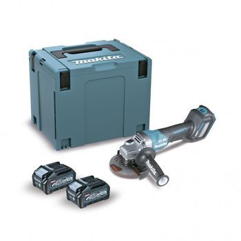 Miniamoladora Bl 40vmax Xgt 125mm Palanca 4ah 2 Bat. Freno/dial/aft/aws Makpac