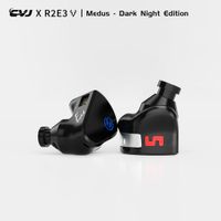 cvj x r2e3 medusa dark night edition auricular intrauditivo con controlador dinamico cable hifi desmontable monitor de audio sirena