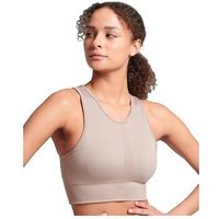 superdry camiseta tirantes brassiere de sport core seamless impact moyen para mujer