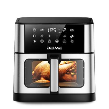 Deime 10L freidora de aire air fryer 1800W horno pantalla digital tactil ventana visual