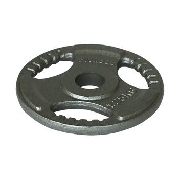 Disco Hierro Con Agarre - 15kg - Color Gris