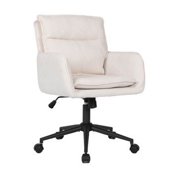 Silla De Oficina De Tejido Cora - Beige