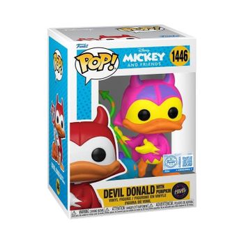 Figura coleccionable Funko Pop Disney Devil Donald con calabaza edición limitada