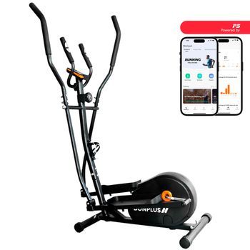 Bicicleta Elíptica Con 8 Niveles De Resistencias Pulsómetro Panel De Control Lcd Bonplus